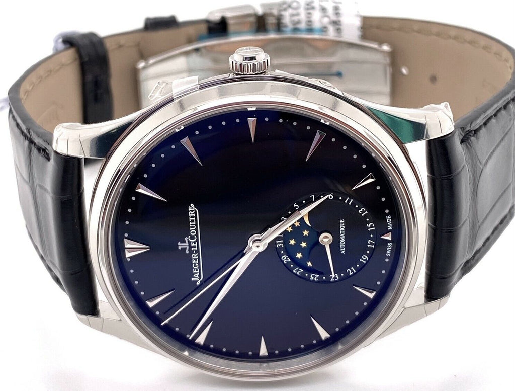 JAEGER LECOULTRE JLC Master Ultra Thin Moon 39 mm Q1368470 - Black Dial -NEW !