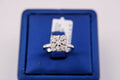 Estate 14k White Gold 0.50 CT Diamond Cluster Ladies Ring, 3.6gm, S103465