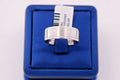 14K White Gold Men's Comfort Fit Wedding Band, 9.8gm, Size 10, 8mm, S105484