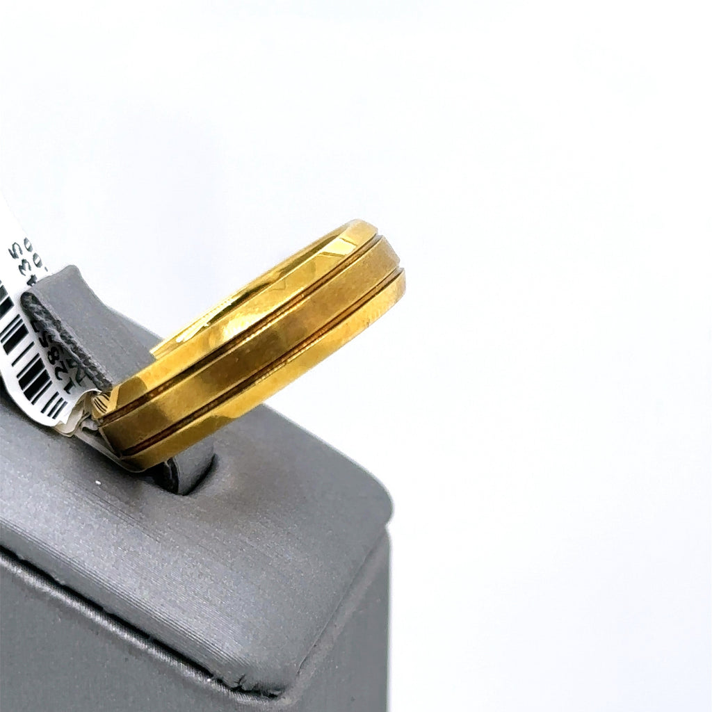 Scott Kay 19k Yellow Gold Men's Wedding Band, 9.7gm, Size 10, S12857