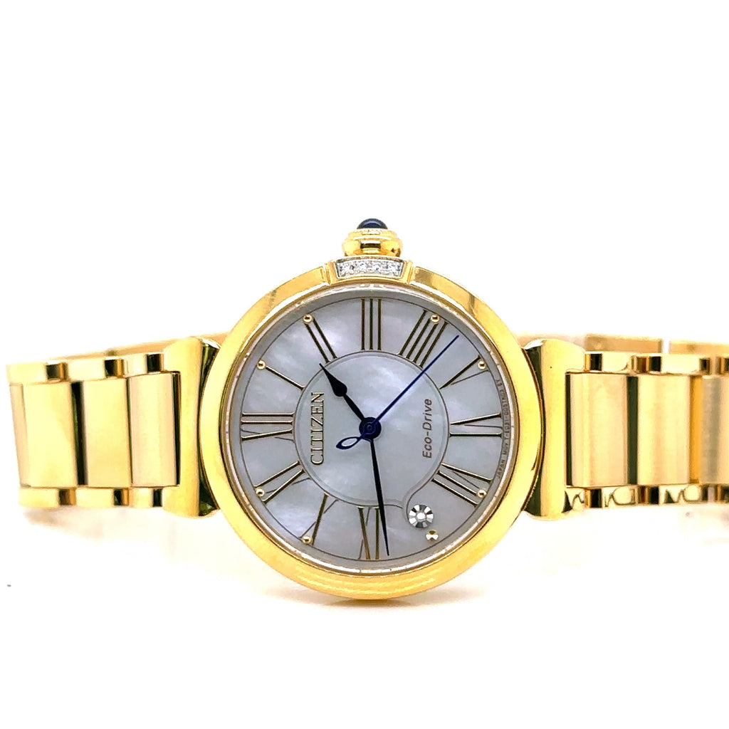 Citizen L Mae Ladies 29.5MM Stainless Steel, EM1060-52N