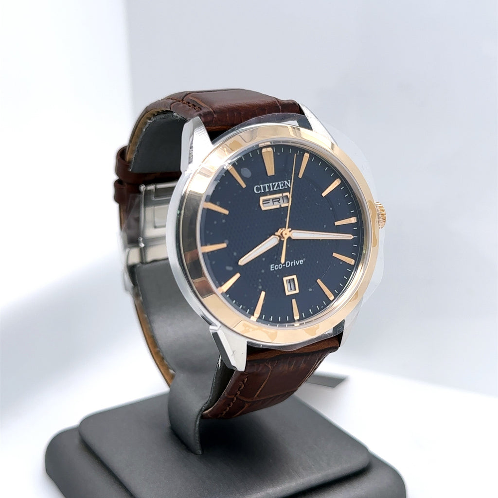 Citizen Rolan Navy Dial 40 MM Stainless Steel Mens Watch