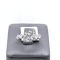 14k White Gold 1.50CT Diamond Ladies bypass Band, 3.4G, Size 7 S107409