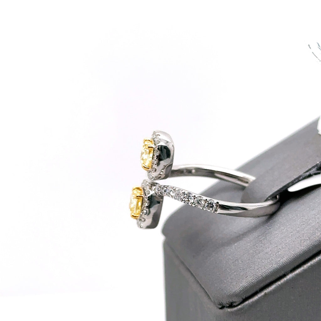 14k White Gold 1.50 CT Diamond Ladies Ring, 3.9g, Size 7.25, S107470