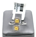14k White Gold 1.50 CT Diamond Ladies Ring, 3.9g, Size 7.25, S107470