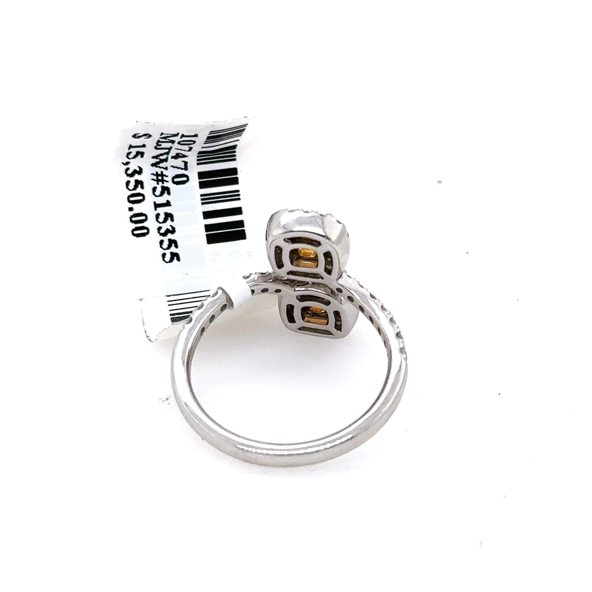 14k White Gold 1.50 CT Diamond Ladies Ring, 3.9g, Size 7.25, S107470