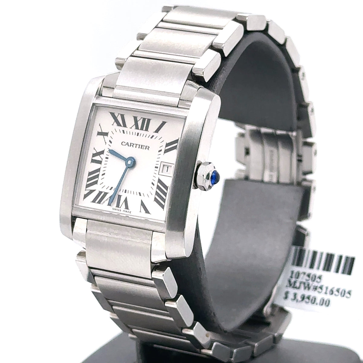 Cartier TANK FRANÇAISE WATCH Midsize Womans W51011Q3 - Pre Owned