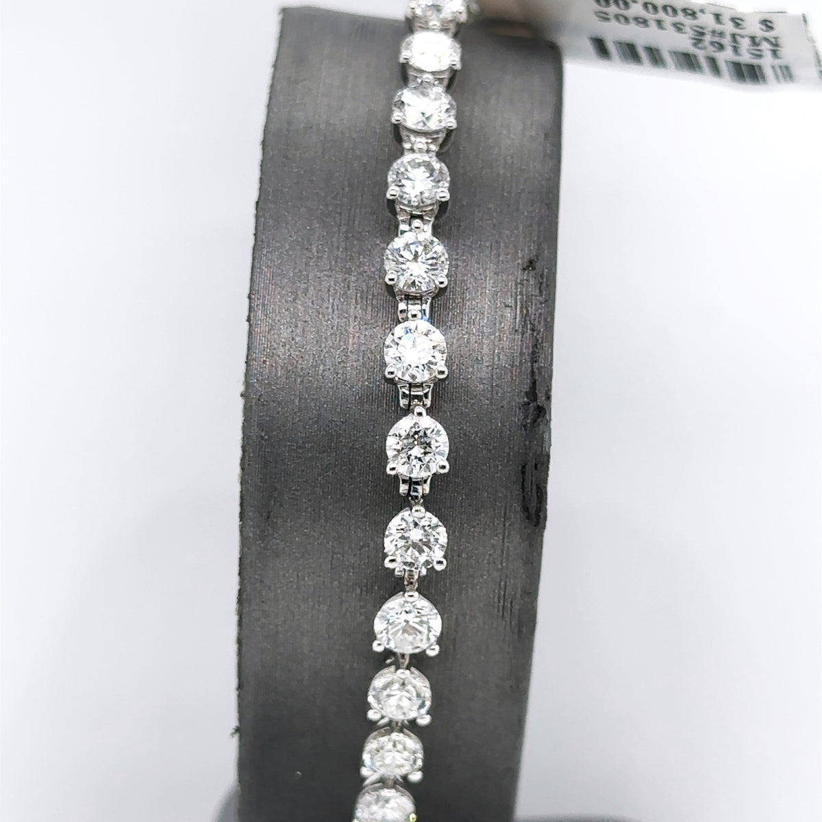 14k White Gold 7.5CT Diamond Tennis Ladies Bracelet, 11.9g, 7", S15162