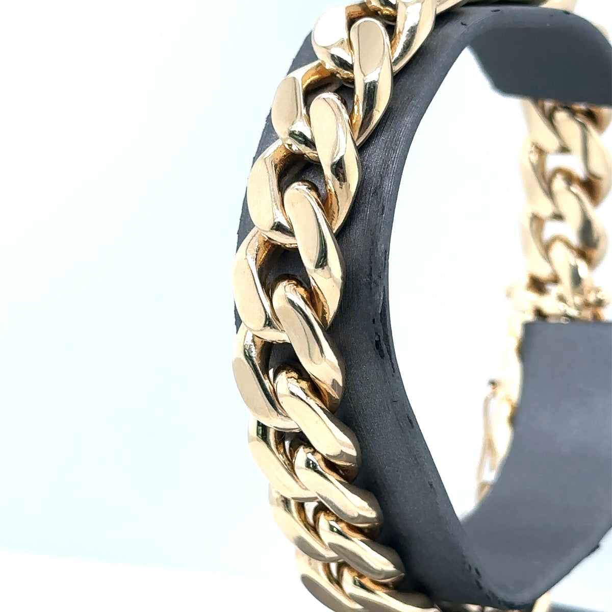 14k Yellow Gold Men's Cuban Link Bracelet,8.5", 11.97mm, 87.1g, S107555