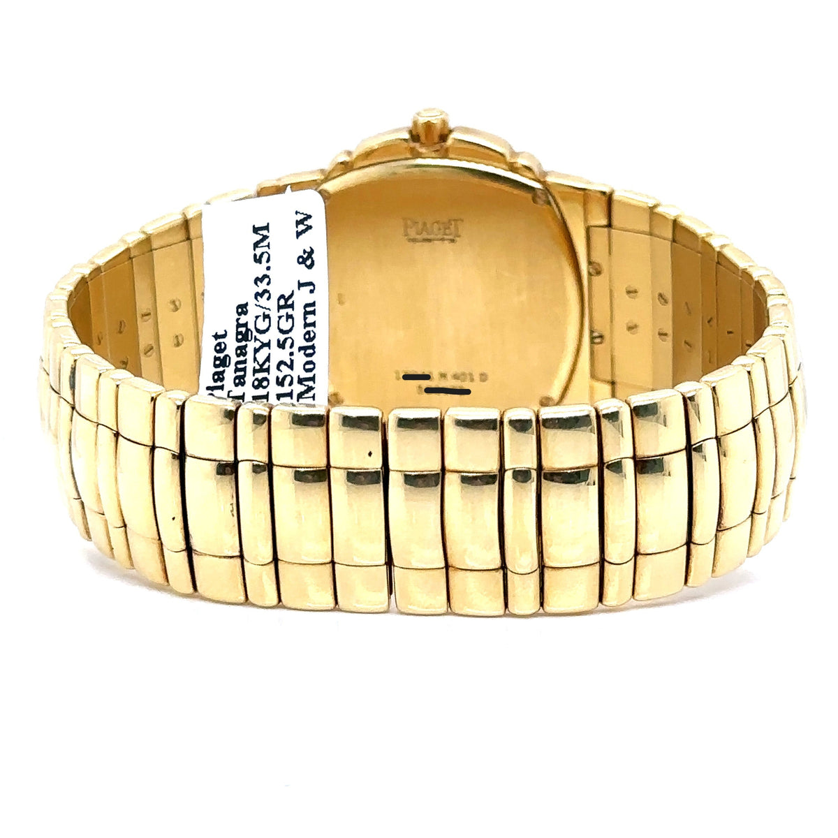 Piaget Tanagra 18k Yellow Gold, 152.9Gm, 33mm Unisex Watch, 17041.M.401.D