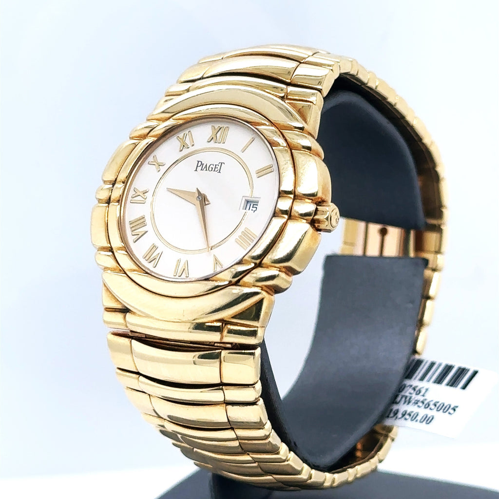 Piaget Tanagra 18k Yellow Gold, 152.9Gm, 33mm Unisex Watch, 17041.M.401.D