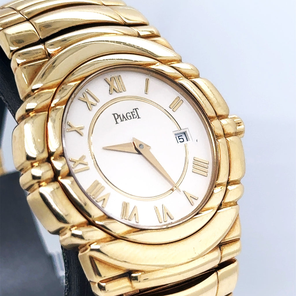 Piaget Tanagra 18k Yellow Gold, 152.9Gm, 33mm Unisex Watch, 17041.M.401.D