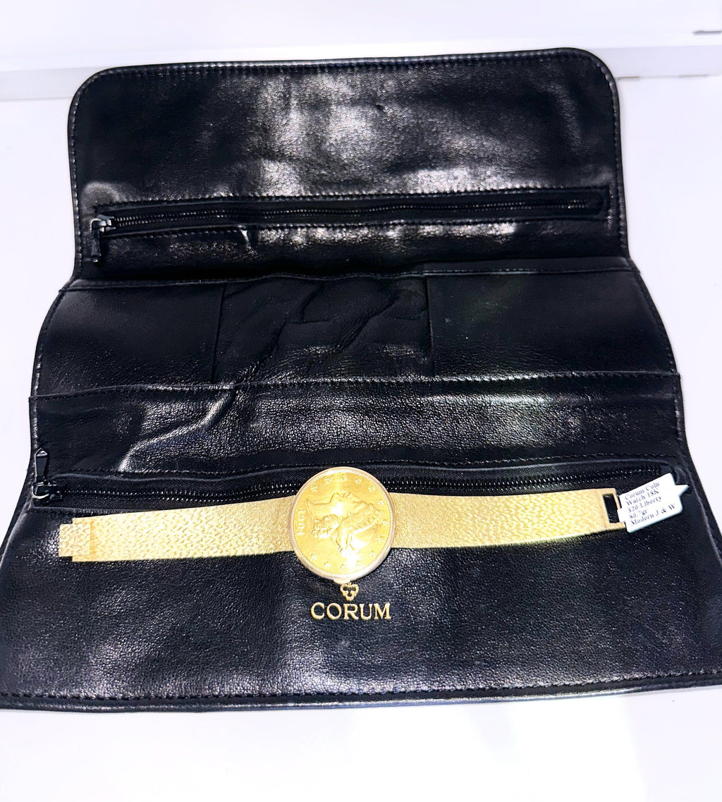 Rare Collectable Corum 1904 US $20 Gold Liberty Coin Watch 18K, 80.7G, S107575