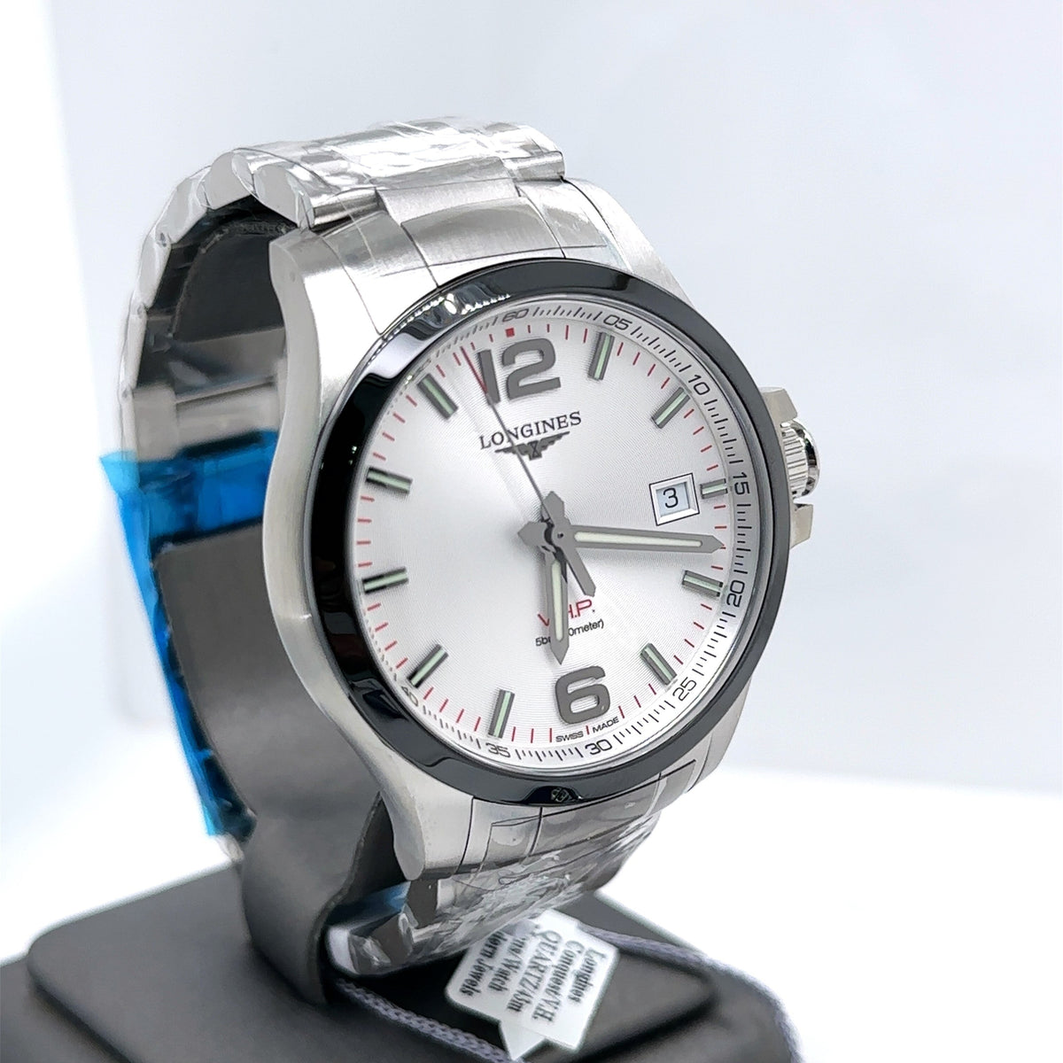 LONGINES Conquest Quartz Silver Dial 43mm Mens Watch L37294766