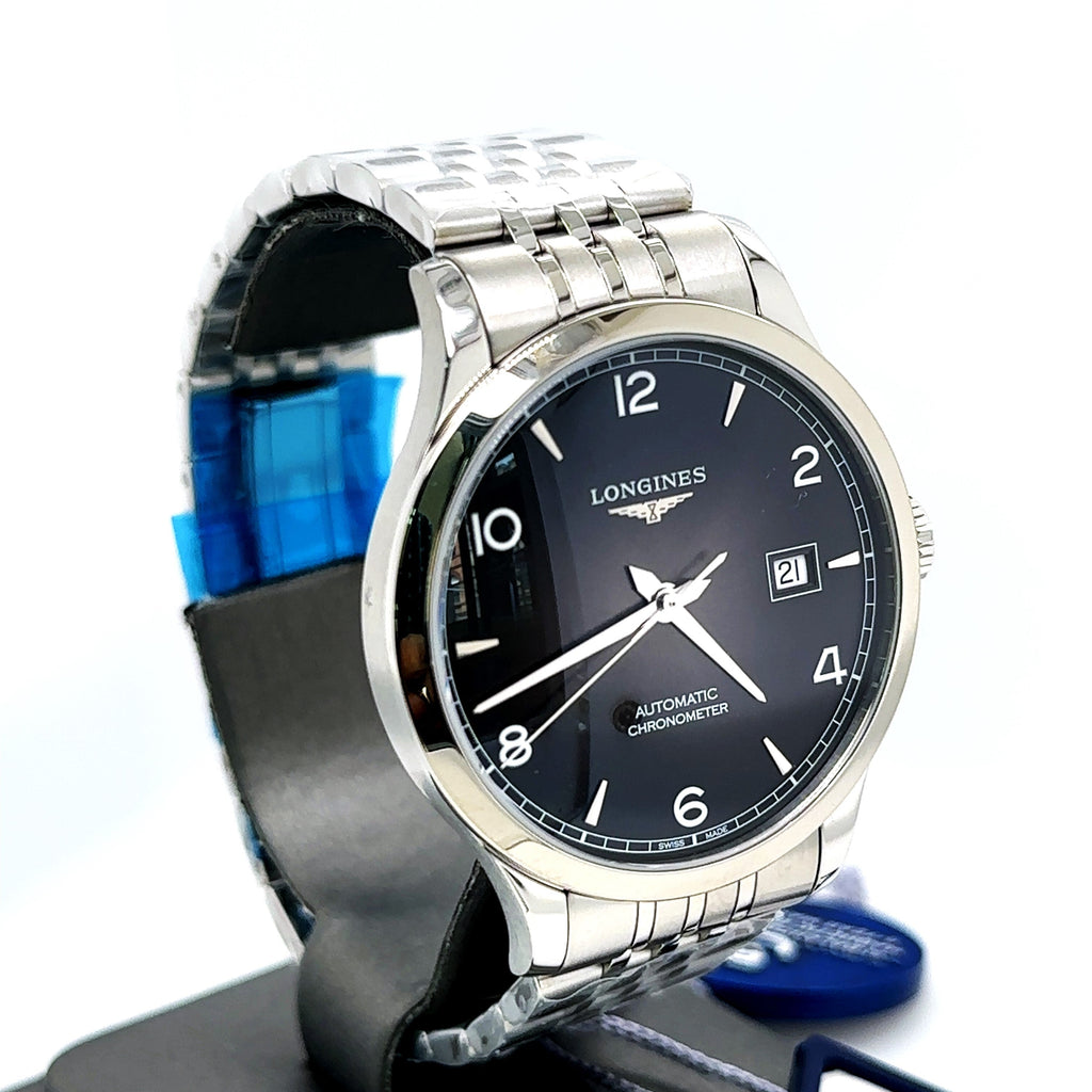 LONGINES Record Sunray Black Dial Automatic Men's 40mm Watch L28214566