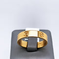 Authentic Cartier 18k Yellow Gold Love Mens Wedding Band, S107591