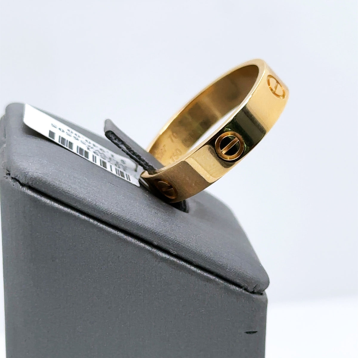 Authentic Cartier 18k Yellow Gold Love Mens Wedding Band, S107591