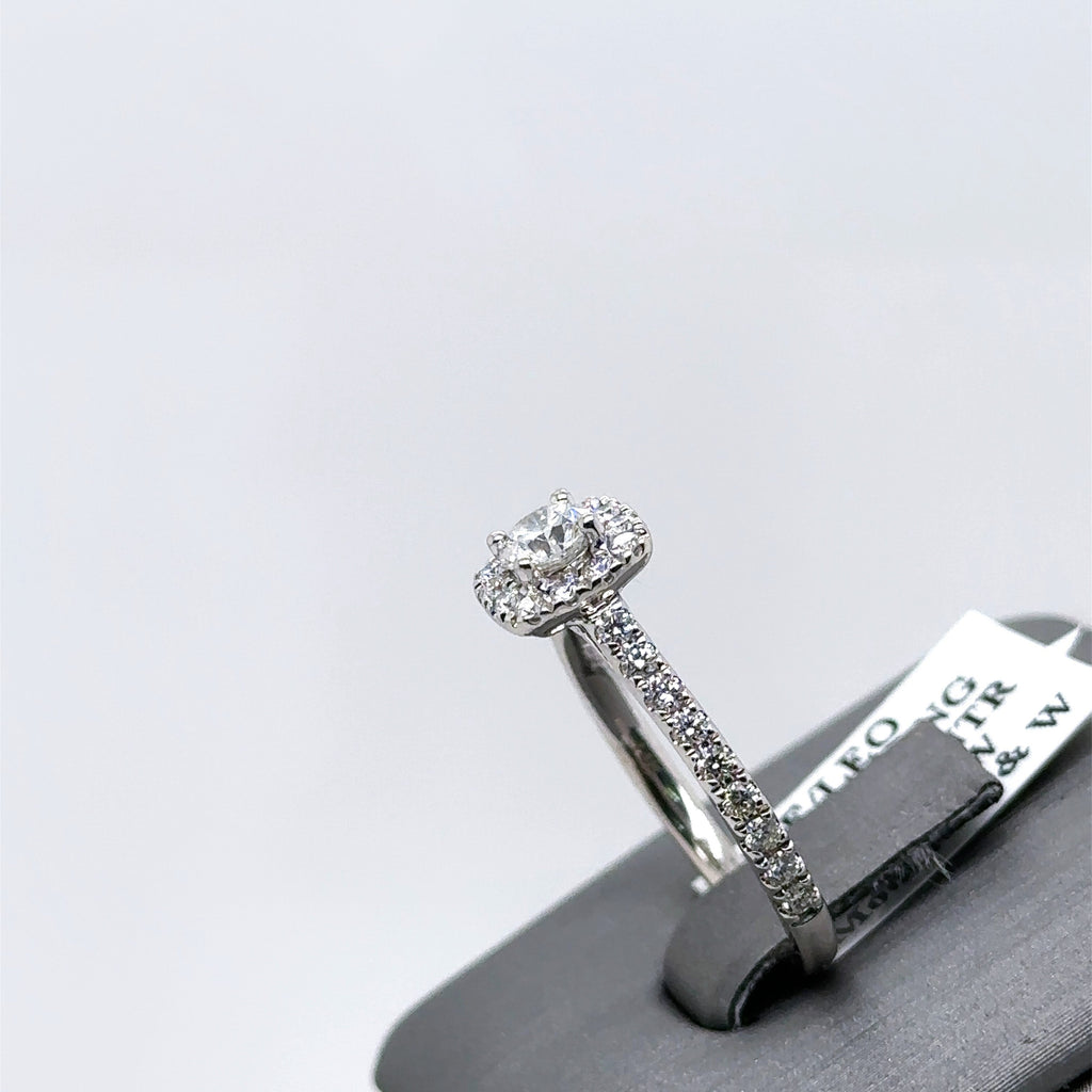 The Leo Ideal Cut 14k White Gold .75CT Diamond Engagement Ring, Size 7, S107595