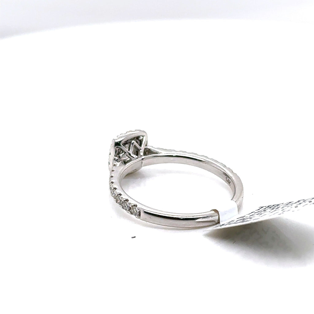 The Leo Ideal Cut 14k White Gold .75CT Diamond Engagement Ring, Size 7, S107595