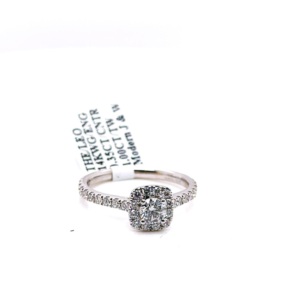 The Leo Ideal Cut 14k White Gold .75CT Diamond Engagement Ring, Size 7, S107595