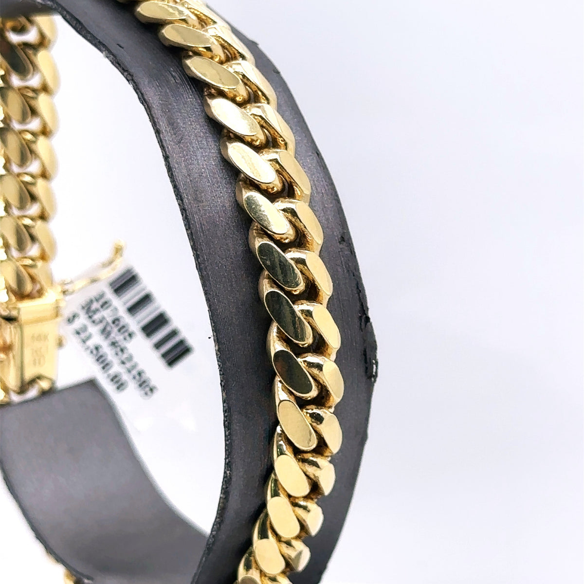 14k Yellow Gold Men's Cuban Link Bracelet,8.5", 47.8g, S107605