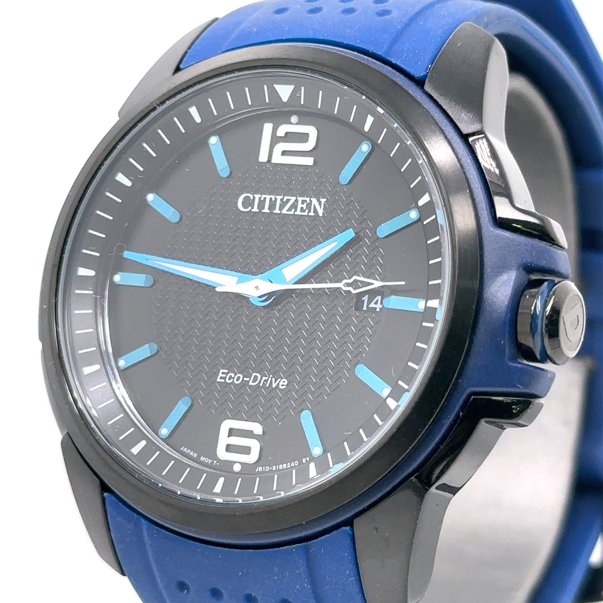 Citizen Weekender Eco Drive 44mm Stainless Steel Watch AW1655-01E