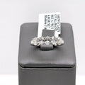 14k White Gold 1.75CT Oval Cut Diamond Ladies Band, 4.0g, Size 7, S107620