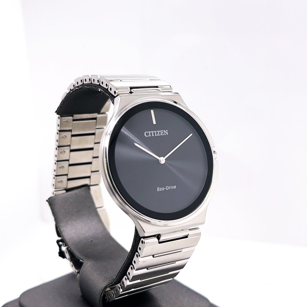 Citizen Stiletto Eco Drive StainlessSteel Silver-tone dial 39mm Watch AR3110-52E