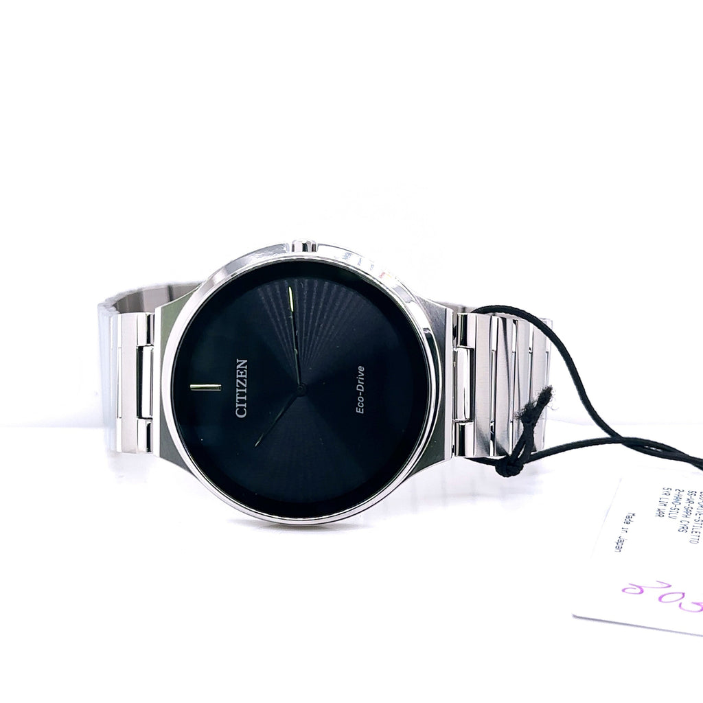 Citizen Stiletto Eco Drive StainlessSteel Silver-tone dial 39mm Watch AR3110-52E