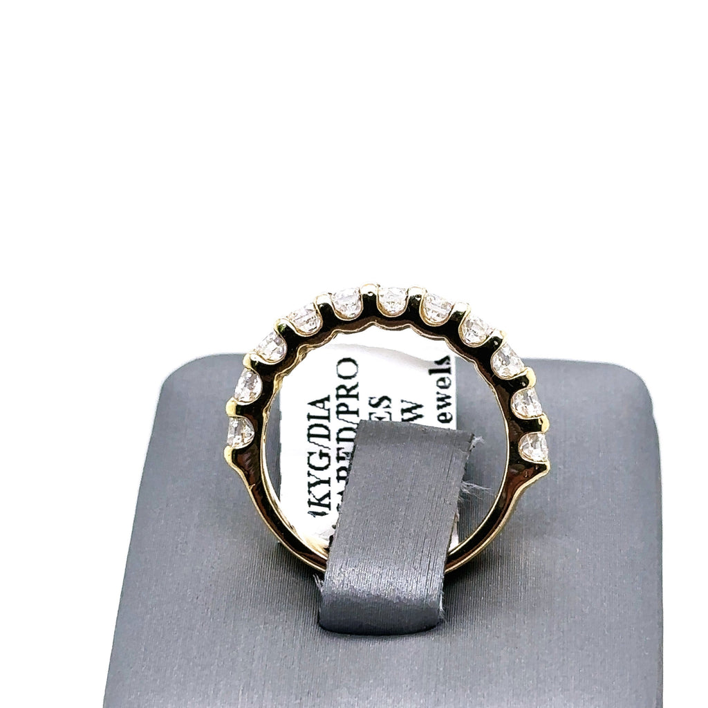 14k Yellow Gold 1.35 CT Diamond Ladies Wedding Band, 3.0G, S13230