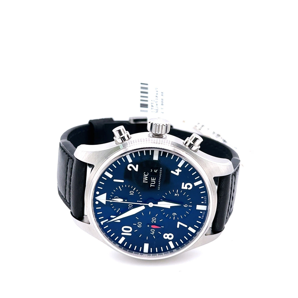 IWC PILOT’S WATCH CHRONOGRAPH 43MM Black Dial - IW377702- Brand New