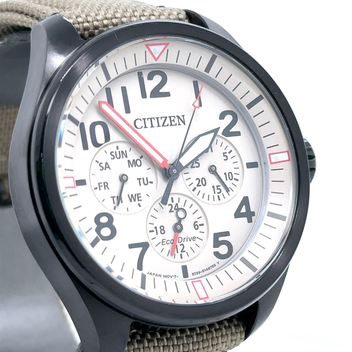 Citizen Garrison Ivory Dial 43MM Mens Watch BU2055-08X