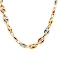 14K Tri Color Gold Puffed Gucci Chain, 25.0 G, 20" S107665