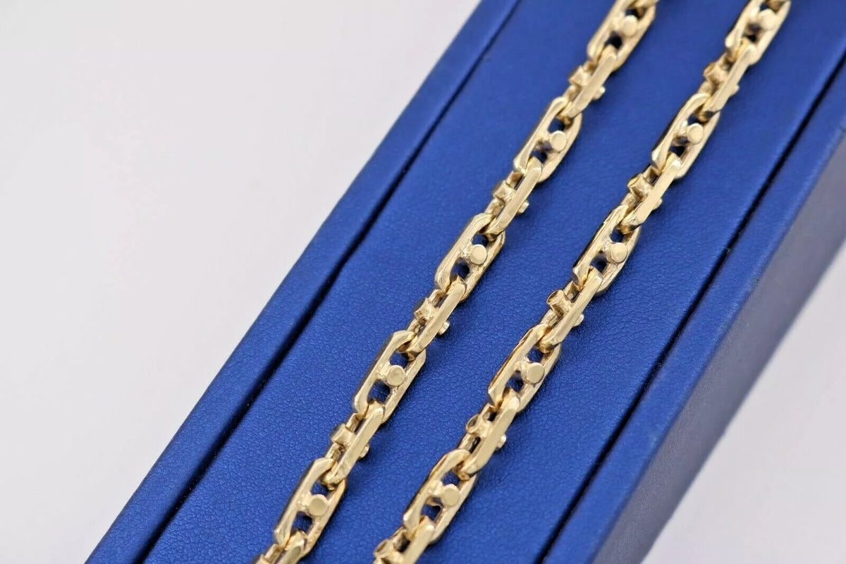 14k Yellow Gold Men's Fancy Chain Necklace, 73.3gm, 26", S105154