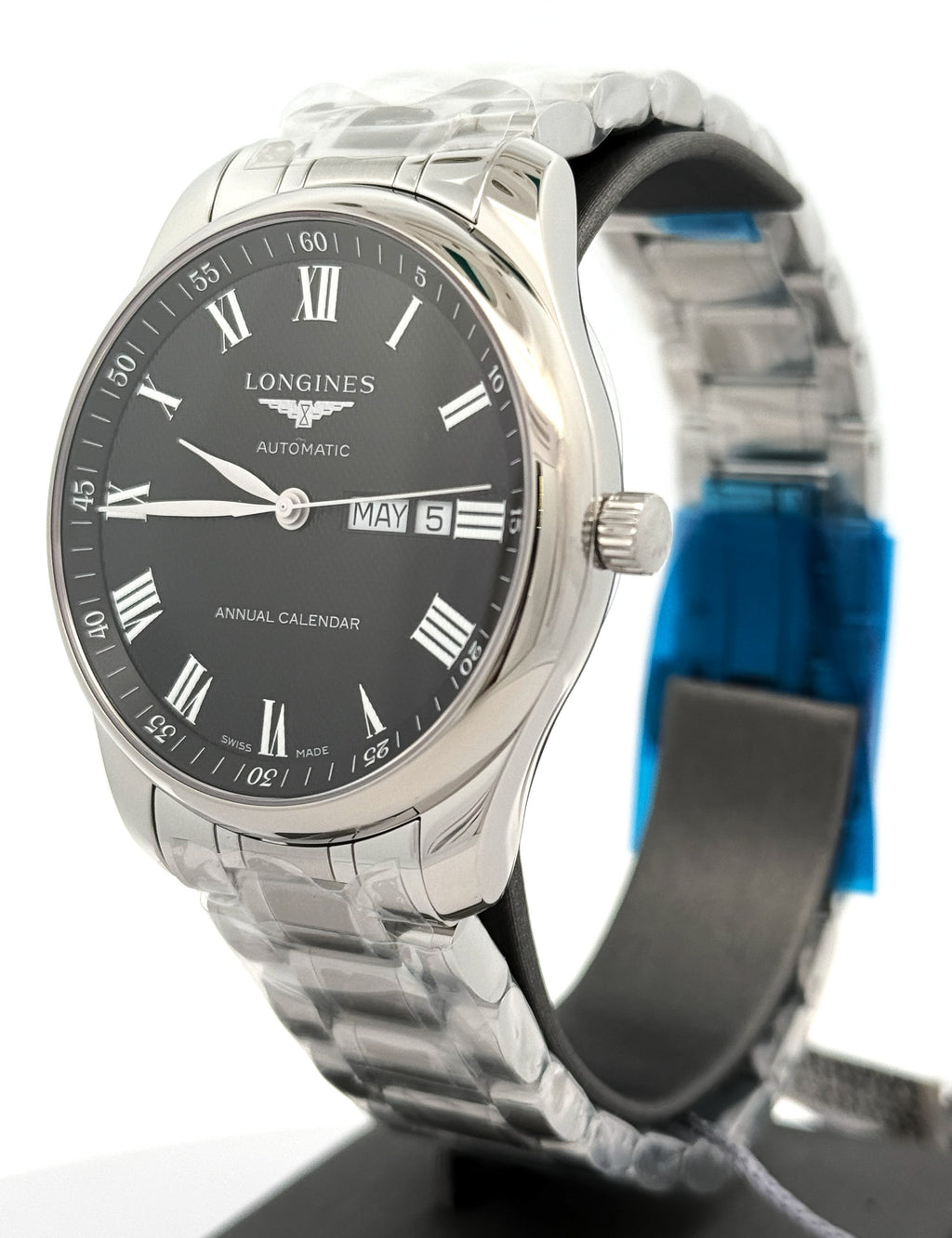 LONGINES Master Collection Black Dial 42mm Annual Calendar Men's Watch L29204516, S16523
