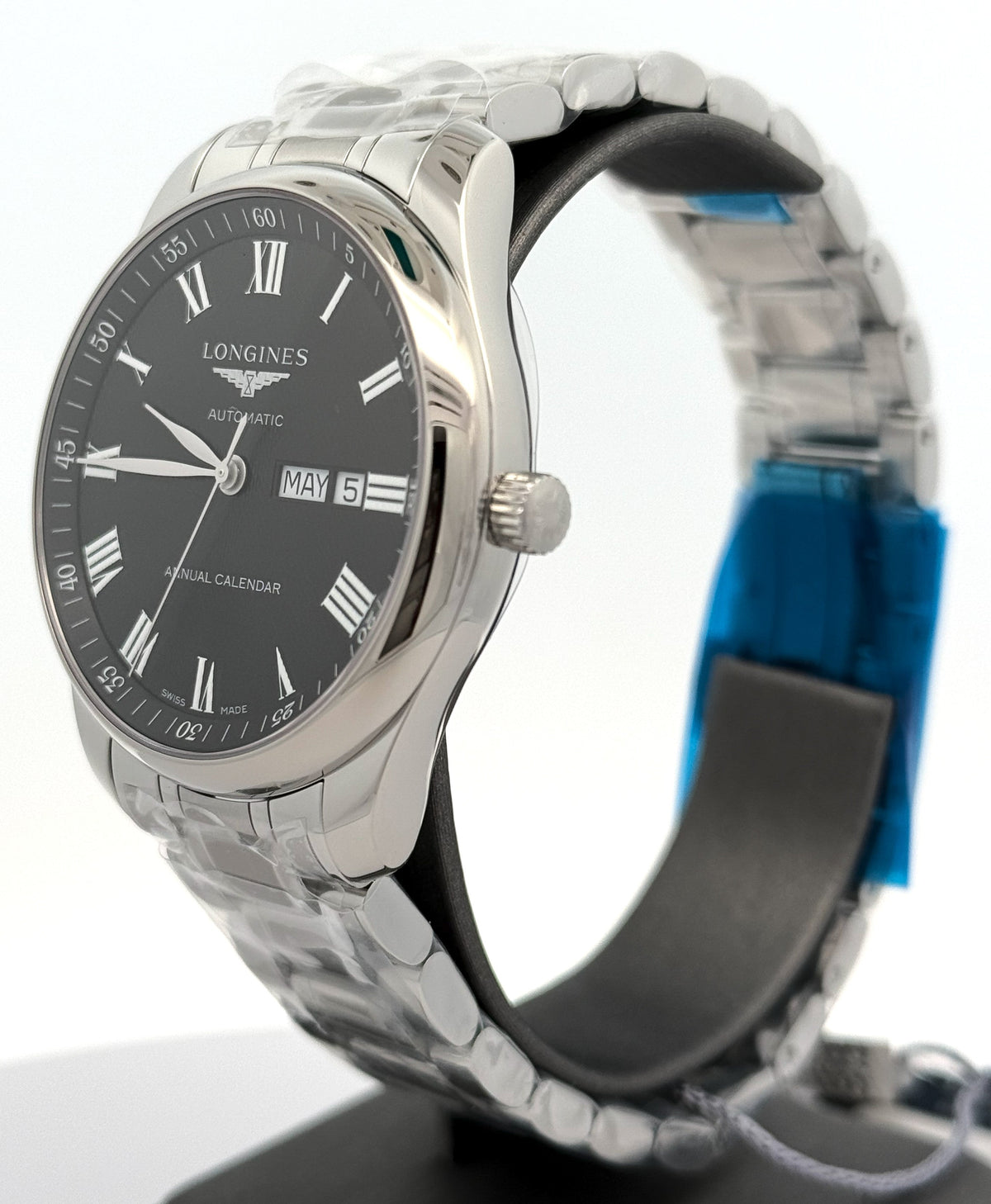 LONGINES Master Collection Black Dial 42mm Annual Calendar Men's Watch L29204516, S16523