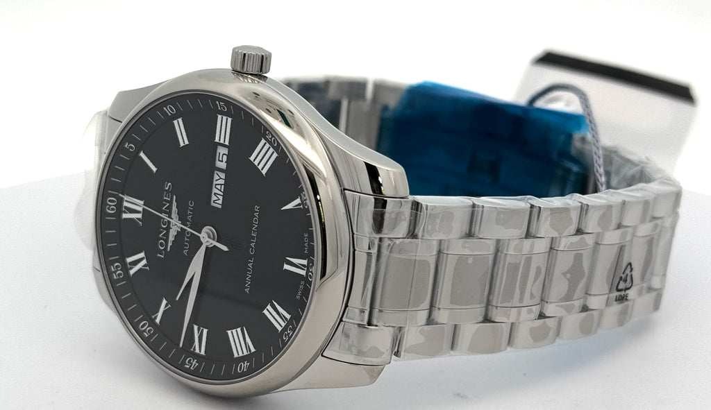 LONGINES Master Collection Black Dial 42mm Annual Calendar Men's Watch L29204516, S16523