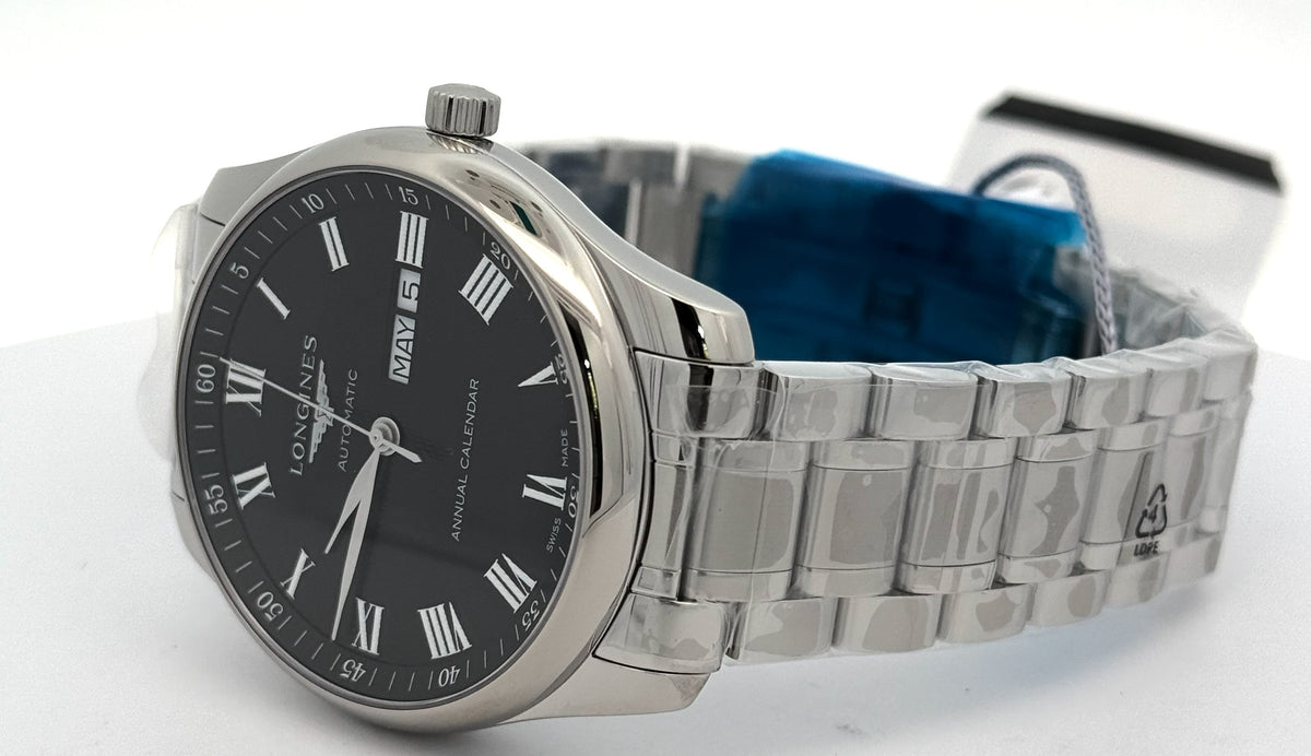 LONGINES Master Collection Black Dial 42mm Annual Calendar Men's Watch L29204516, S16523