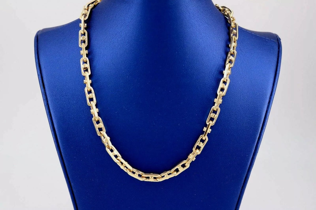 14k Yellow Gold Men's Fancy Chain Necklace, 73.3gm, 26", S105154