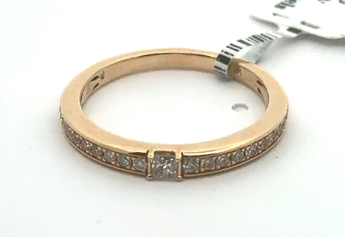 14k Yellow Gold 0.25 CT Diamond Ladies Band, 2.5g, Size 7, S16310