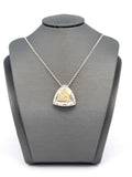 14k WYG 0.25 CT Diamond Ladies Pendant Necklace, 9.1g, S108791
