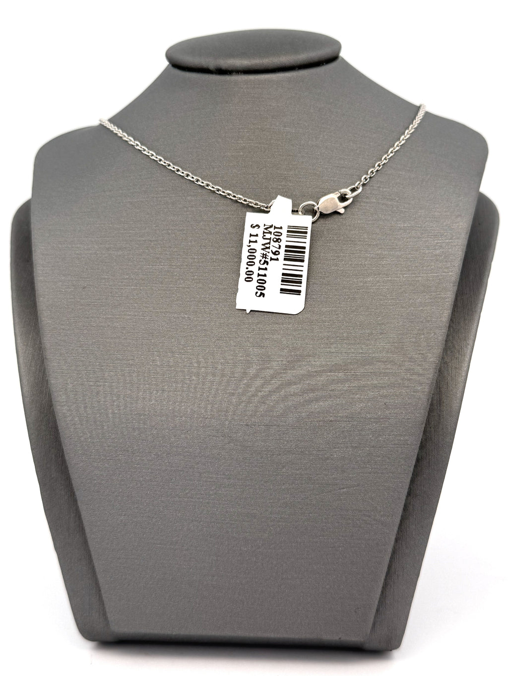 14k WYG 0.25 CT Diamond Ladies Pendant Necklace, 9.1g, S108791