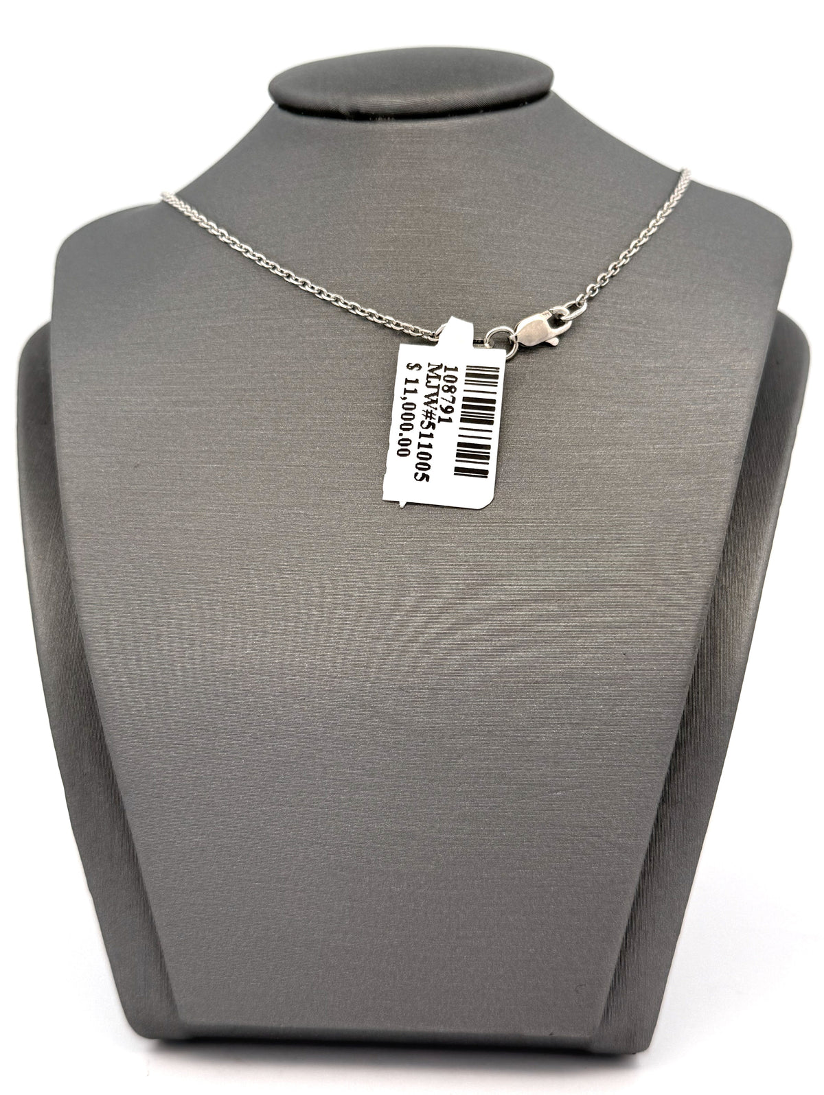 14k WYG 0.25 CT Diamond Ladies Pendant Necklace, 9.1g, S108791
