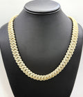 14k Yellow Gold 34.32 CT Diamond Cuban Link Chain 279.4g, S108795