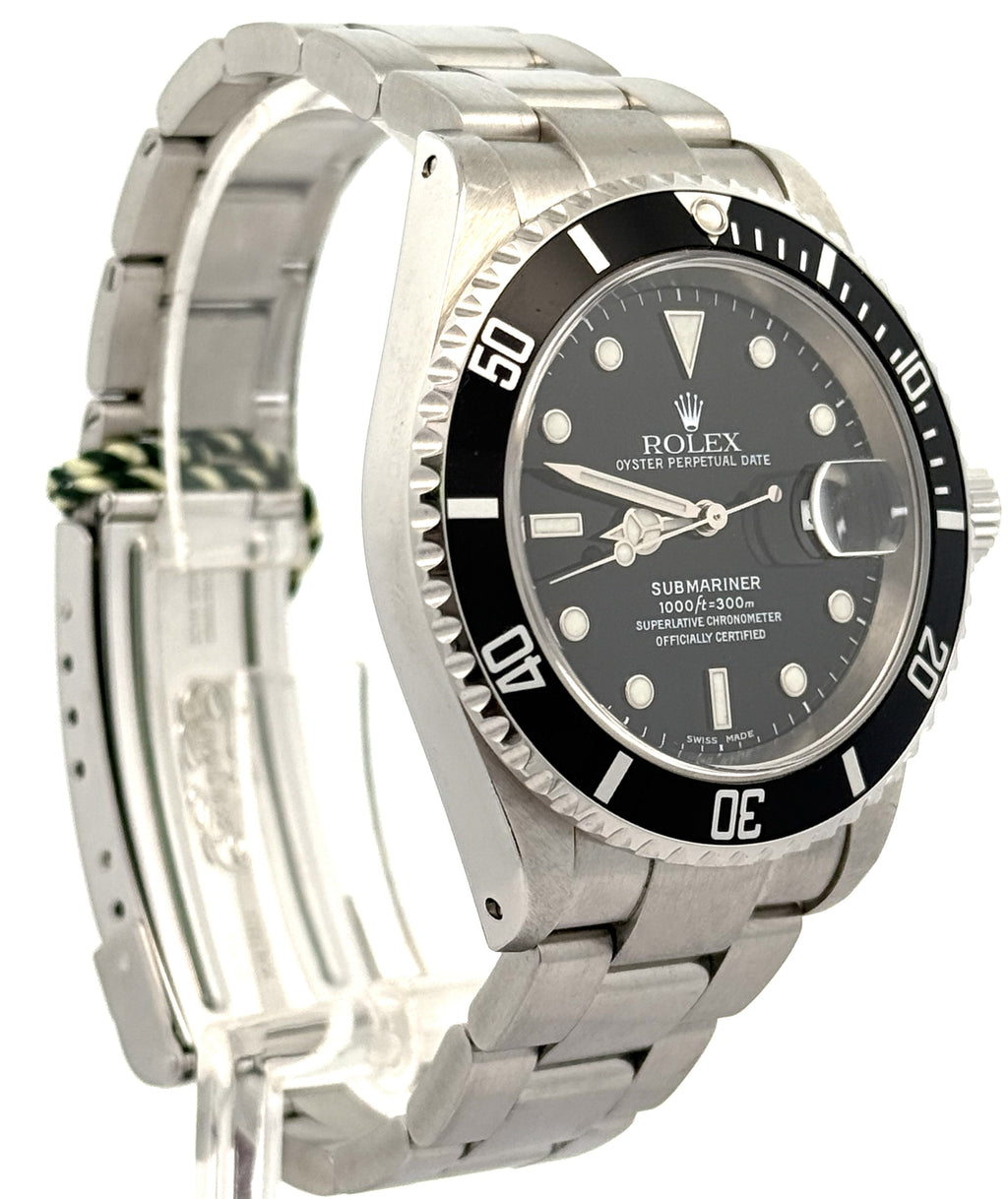 Pre-Owned Rolex Submariner 16610, Stainless Steel Watch 40mm, S108718
