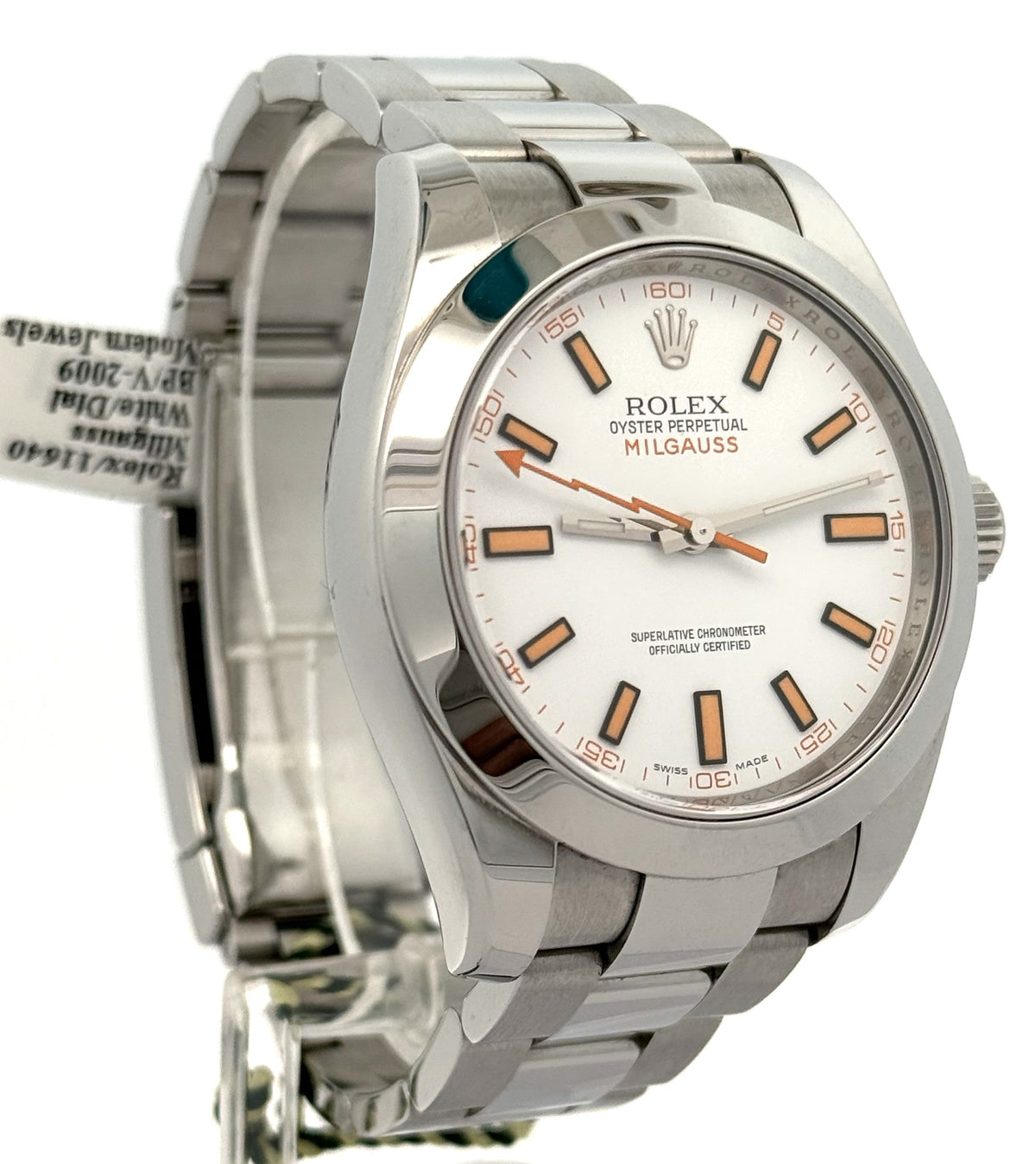 Pre-Owned Rolex Milgauss 40mm Stainless Steel Watch 11640, S16564