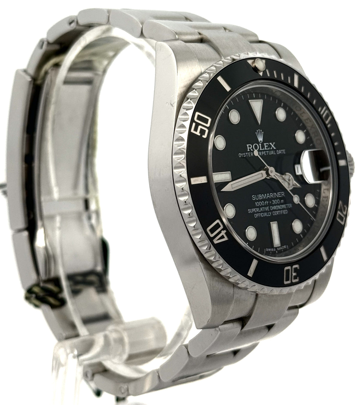 Pre-Owned Rolex Submariner 40mm Stainless Steel Watch 116610LN Ceramic Bezel, S108701