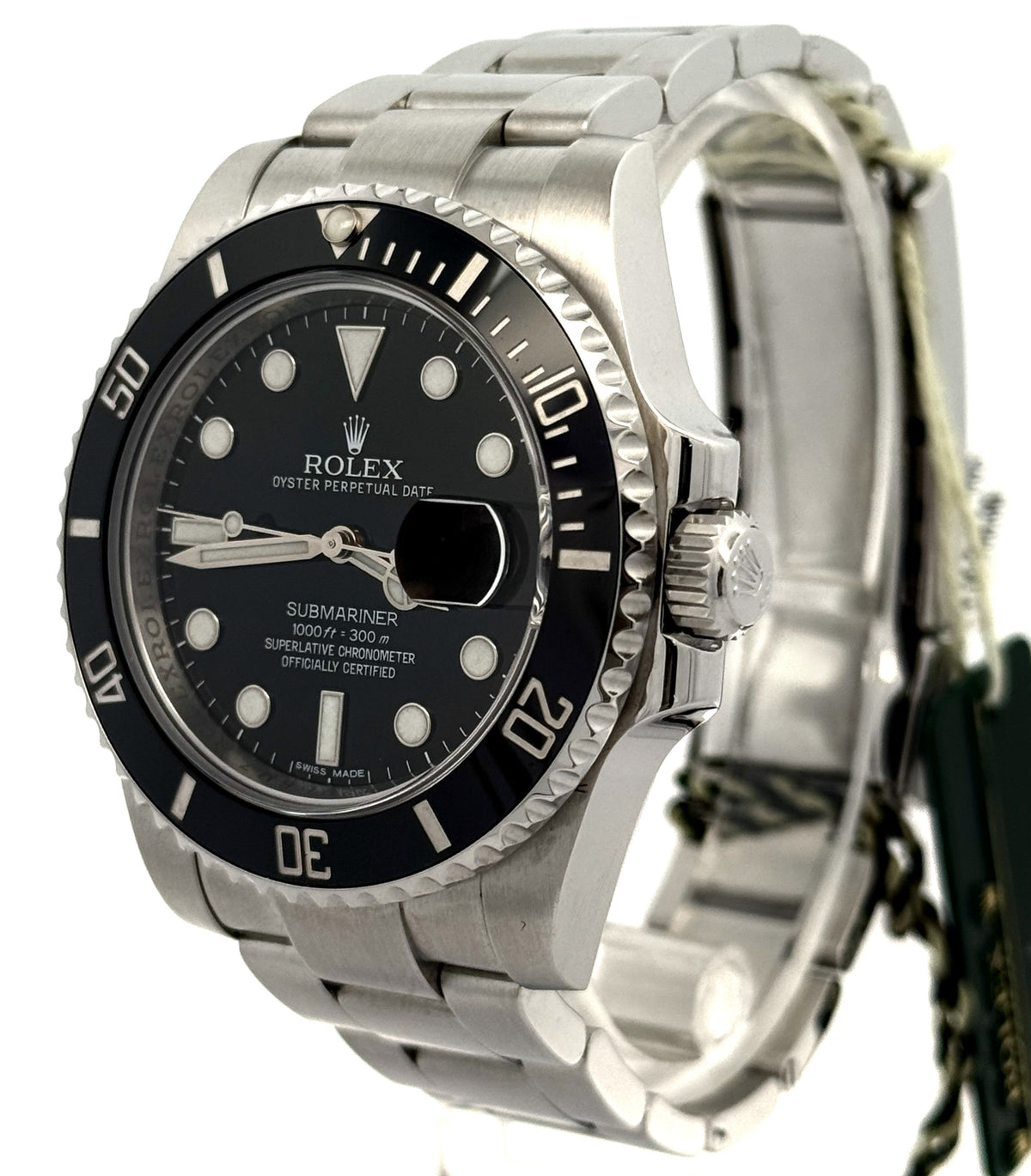 Pre-Owned Rolex Submariner 40mm Stainless Steel Watch 116610LN Ceramic Bezel, S108701