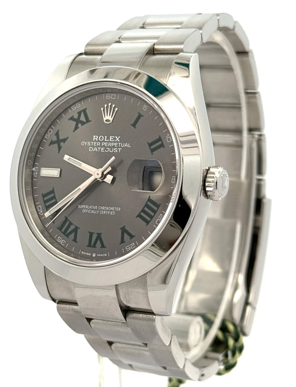 Pre-Owned Rolex Datejust 41mm SS Watch 126300 Smooth Bezel, S108610