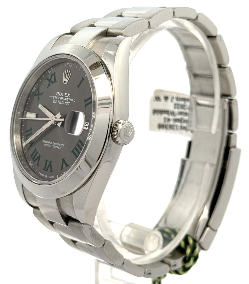 Pre-Owned Rolex Datejust 41mm SS Watch 126300 Smooth Bezel, S108610